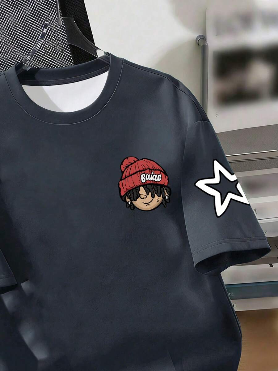 Muška majica American Street Flame Jersey sa digitalnim elementima