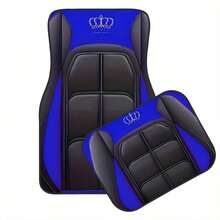 4pcs Universal Car Floor Mats - Anti-Slip All-Weather Protection Set, Dust-Proof & Scratch-Resistant For Sedan/SUV/Pickup