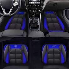 4pcs Universal Car Floor Mats - Anti-Slip All-Weather Protection Set, Dust-Proof & Scratch-Resistant For Sedan/SUV/Pickup