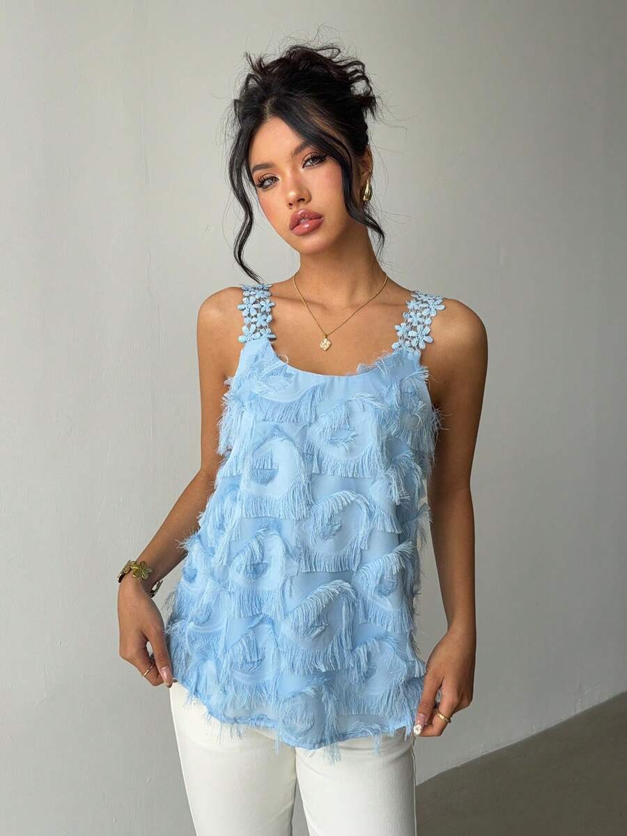 Ženska Elegantna Casual Čipkana Majica