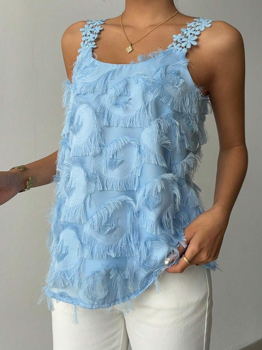 Ženska Elegantna Casual Čipkana Majica