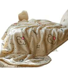 Milk Velvet Warm Blanket, Thick Flannel Throw Blanket, Double-Sided Plush Blanket For Office Nap, Home Sofa Use In Winter