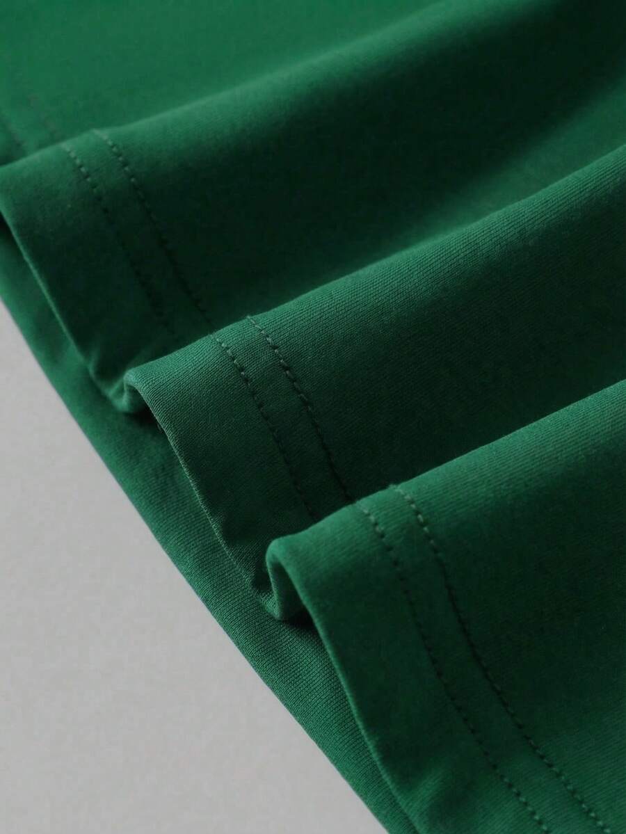 Casual Elegant Majica Kratkih Rukava sa Okruglim Izrezom