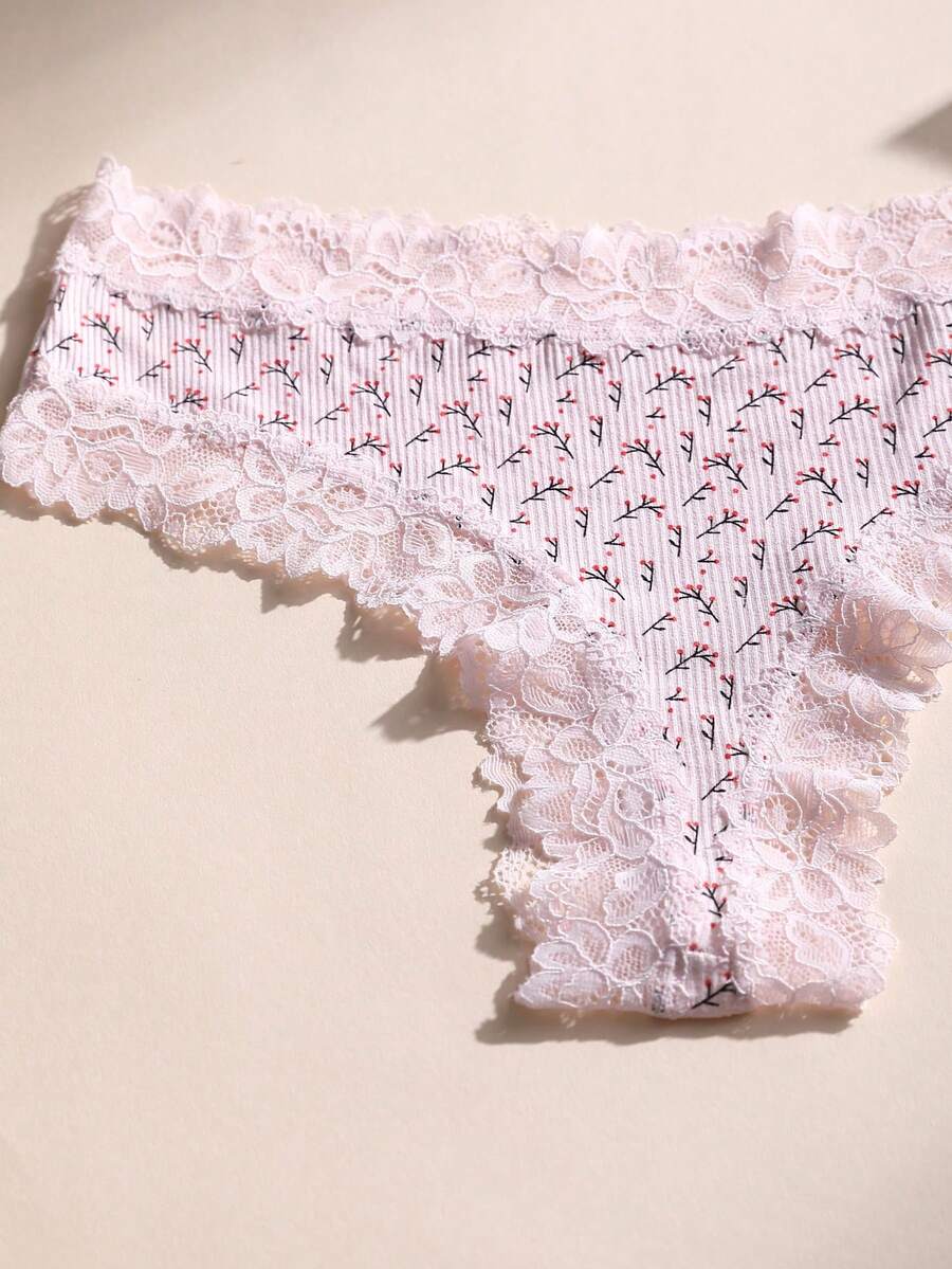 5 kom ženskih seksi čipkastih bešavnih gaćica, meke, udobne i prozračne