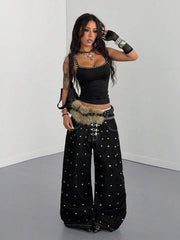 Streetwear Crni Top  Uski Kroj