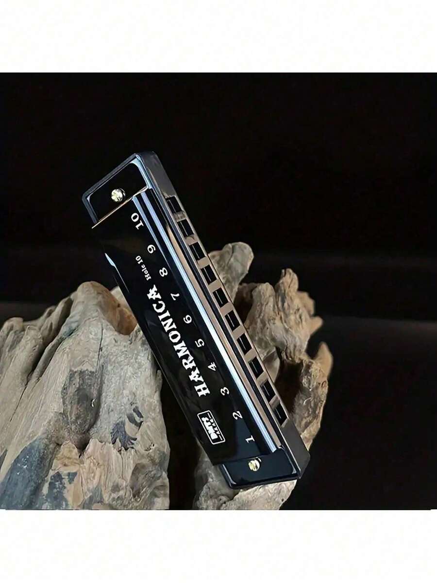 Metalna profesionalna blues harmonika sa 10 otvora