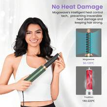 UKLISS 5-In-1 Professional Styling Brush Set (Hot Air Brush + Straightening Brush + Auto Curling Iron)