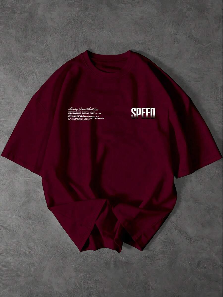 Muška ležerna streetwear majica kratkih rukava sa okruglim izrezom
