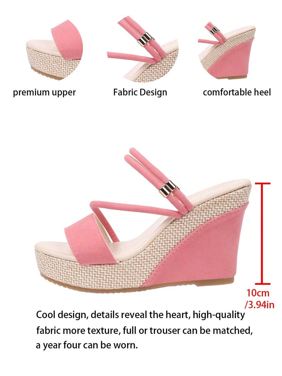 Suede Elegantne Ženske Platforme | Kaiš oko Članka