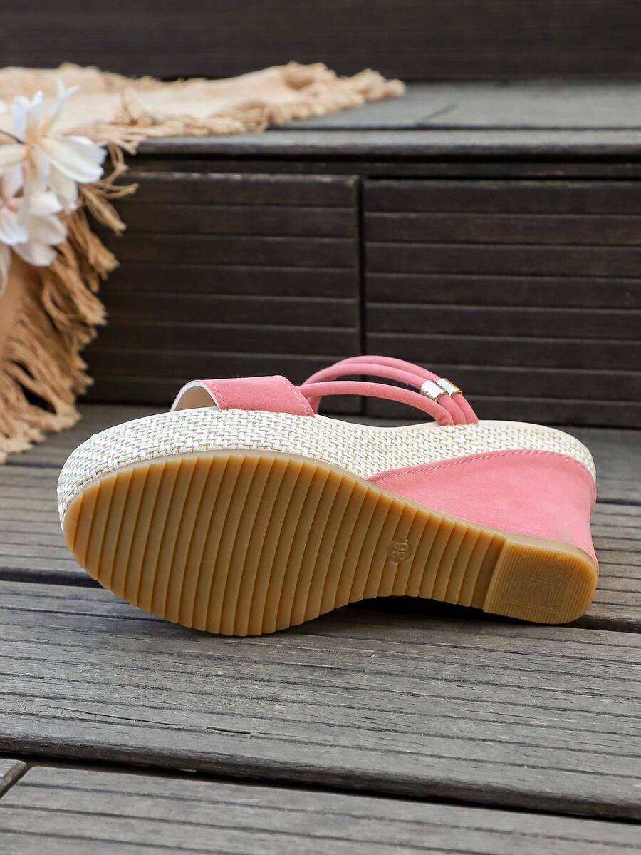 Suede Elegantne Ženske Platforme | Kaiš oko Članka