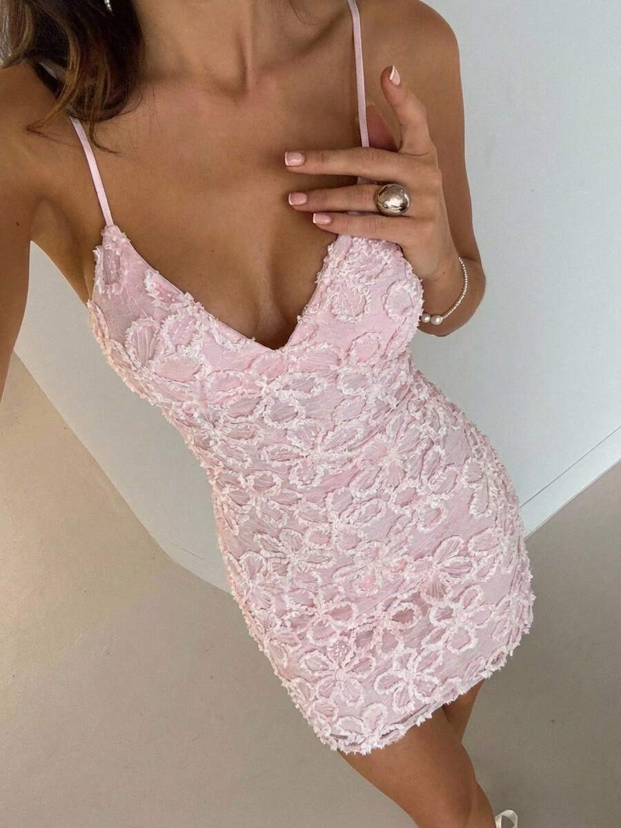 Ženska Elegantna Mini Haljina sa Dubokim V-Izrezom