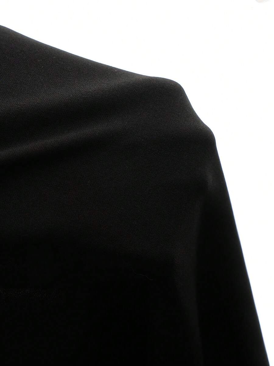 Crne letnje pantalone za trudnice, udobne