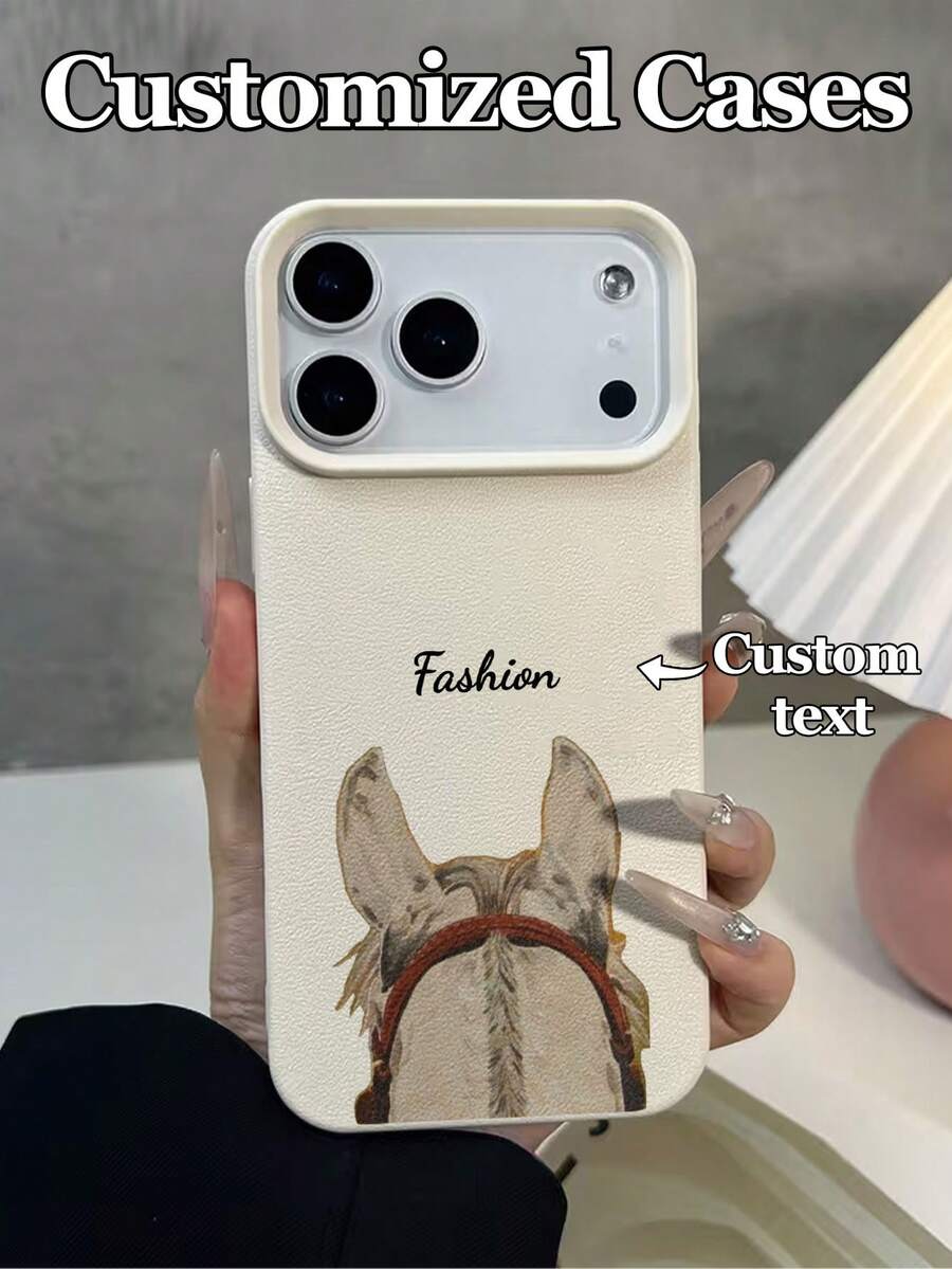 Futrola za telefon sa dizajnom  konja, kompatibilna sa 17 Pro Max/17 Air/16E/16 Pro Max/15/14 Plus/13/12/11, S24/20 Ultra/A52S/A31 A21S/A13/A05S, Note 13 Pro Plus/Note 10/Note 12C/Note 13C,