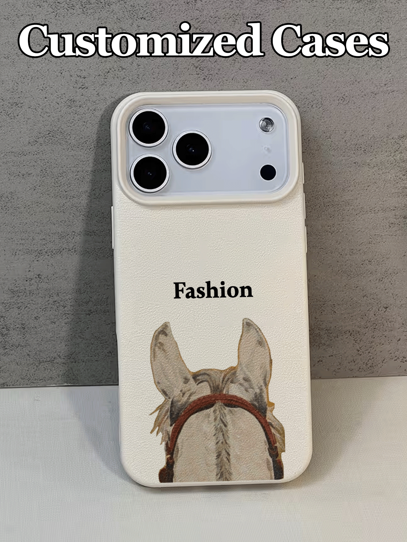 Futrola za telefon sa dizajnom  konja, kompatibilna sa 17 Pro Max/17 Air/16E/16 Pro Max/15/14 Plus/13/12/11, S24/20 Ultra/A52S/A31 A21S/A13/A05S, Note 13 Pro Plus/Note 10/Note 12C/Note 13C,