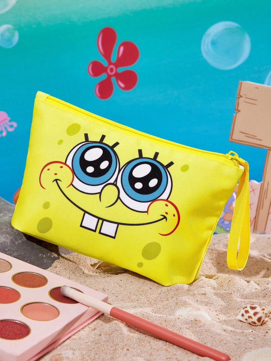 SpongeBob SquarePants  lagana kozmetička torba od RPET sa štampanim crtanim uzorkom
