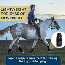 High Elastic Breathable Horse Leg Protectors, Shock-Absorbing & Wear-Resistant PU Riding Boots, Battery-Free Equestrian Gear Providing Comprehensive Leg Protection For Horses, Balancing Quality, Durability And Comfort For Safer And More Relaxed Riding