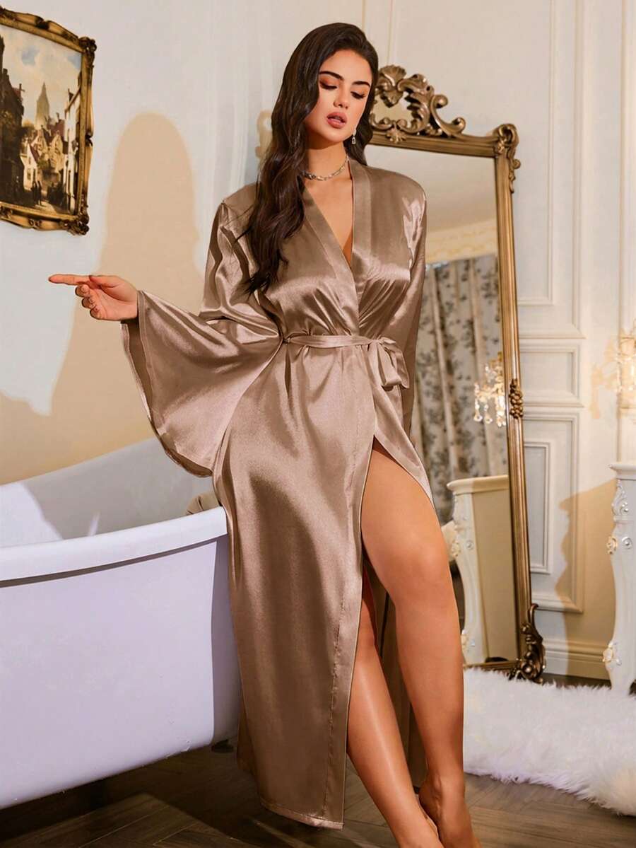 Francuska elegantna bademantil haljina