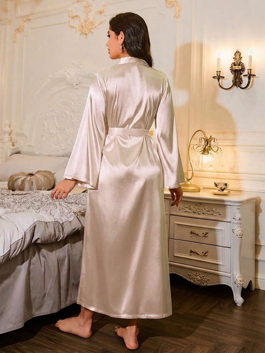 Francuska elegantna bademantil haljina
