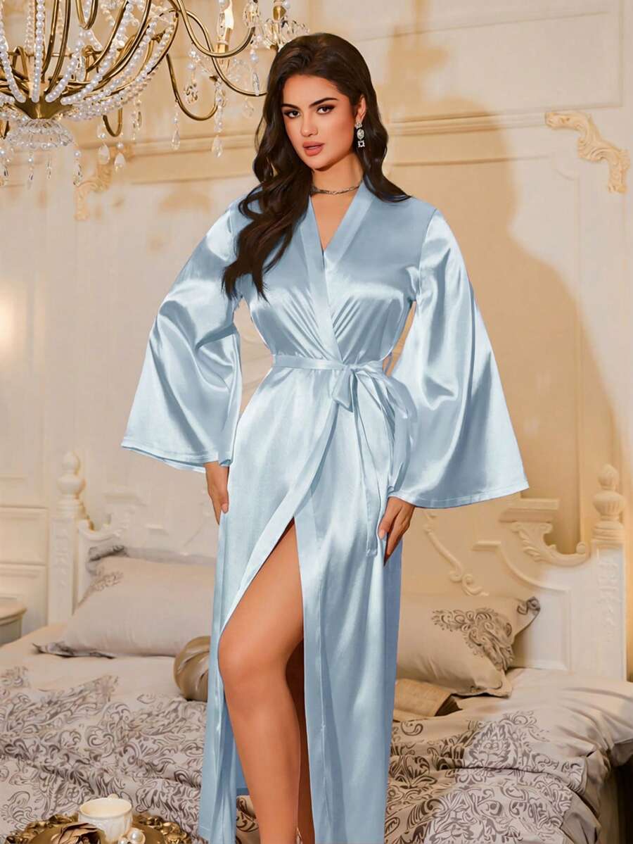 Francuska elegantna bademantil haljina