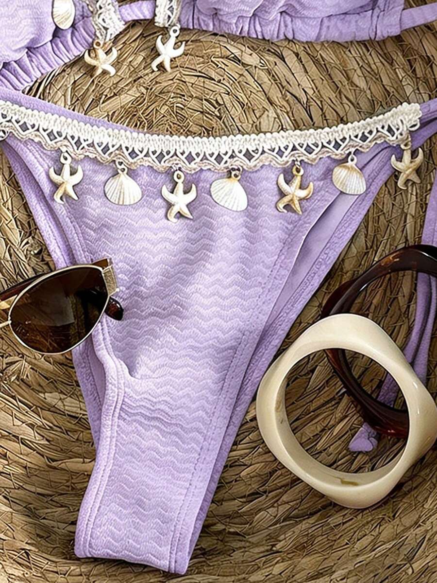 Bikini set sa vezom i čipkom