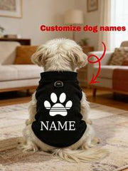 1pc Customizable Pet Hoodie With Leash Ring, Soft & Comfortable Autumn/Winter Small Dog Vest, Suitable For Poodle, Yorkshire Terrier, Chihuahua And Other Small Breeds, Warm & Cozy Dog Clothing For Winter