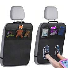 Car Backseat Cover With 3 Storage Pockets, Extra Large Waterproof Rear Seat Protector, Car Seat Back Cover, Dust/Mud/Scratch Resistant