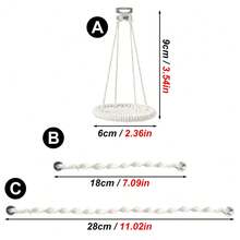 1pc Magnetic Jumping Spider Bridge, Mini House, Small Pet Hammock, Flexible Magnetic Design, Rope Net Structure Meets Climbing Instinct, Compact Shape Suitable For Breeding Environment, Applicable For Jumping Spiders, Crabs And Other Small Pets