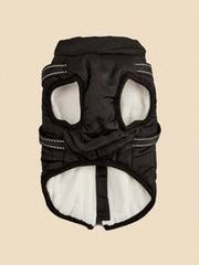 1pc Leather Belt Small Dog Jacket Vest, Cotton Winter Warm Small Dog Clothes, Comfortable And Stain Resistant
