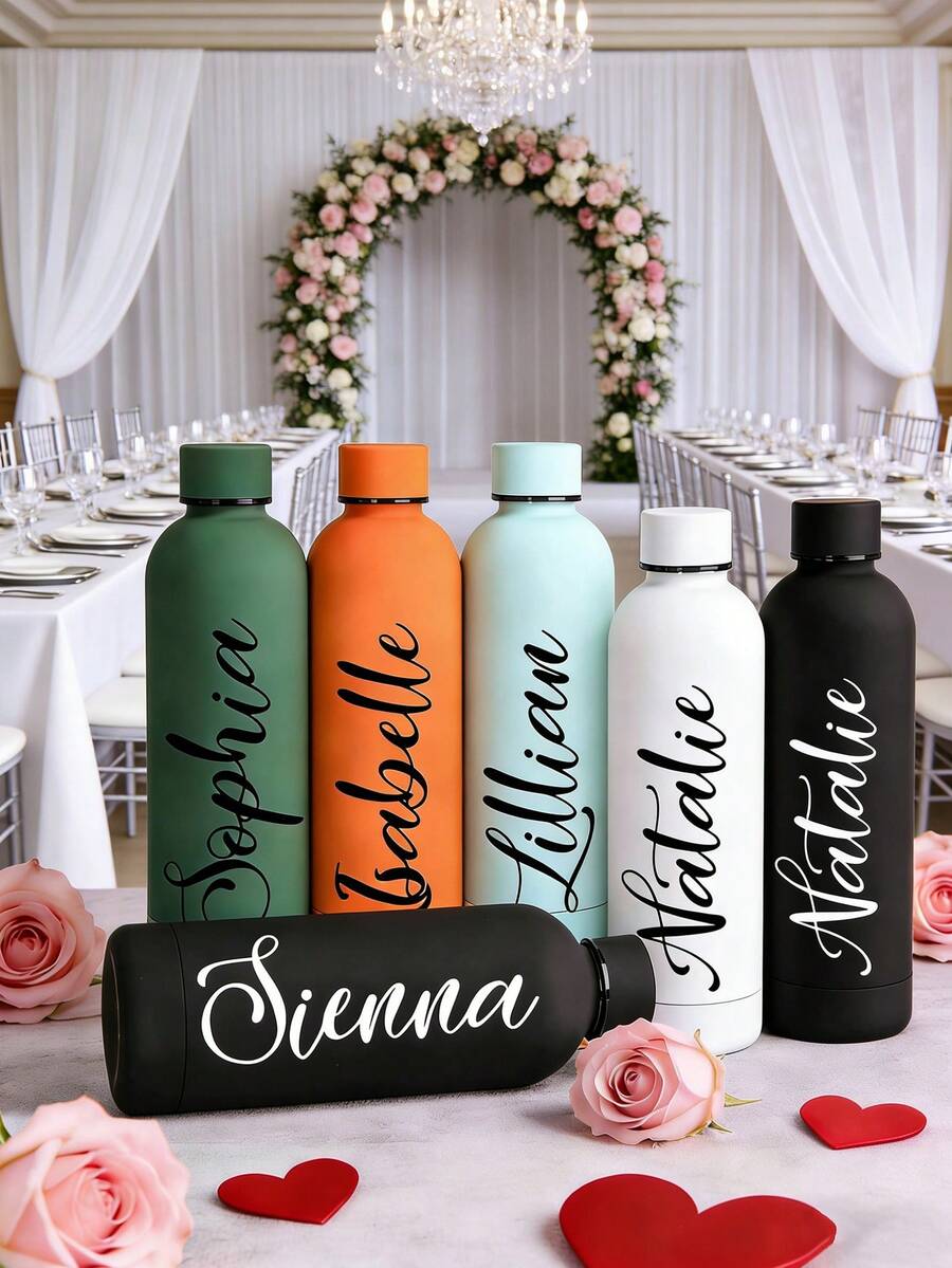 Personalizovana šolja/boca za kafu i sokove od nerđajućeg čelika, sportska boca za vodu, 500ml/17oz