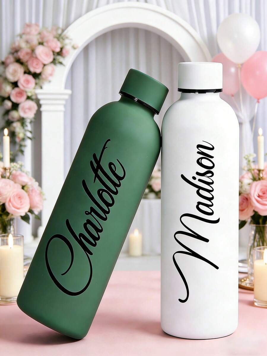 Personalizovana šolja/boca za kafu i sokove od nerđajućeg čelika, sportska boca za vodu, 500ml/17oz