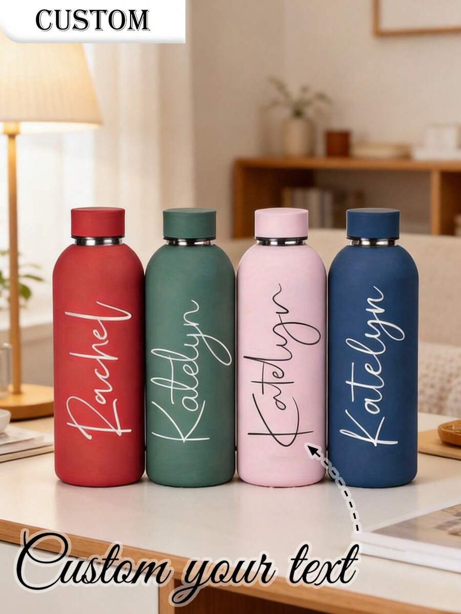 Personalizovana šolja/boca za kafu i sokove od nerđajućeg čelika, sportska boca za vodu, 500ml/17oz