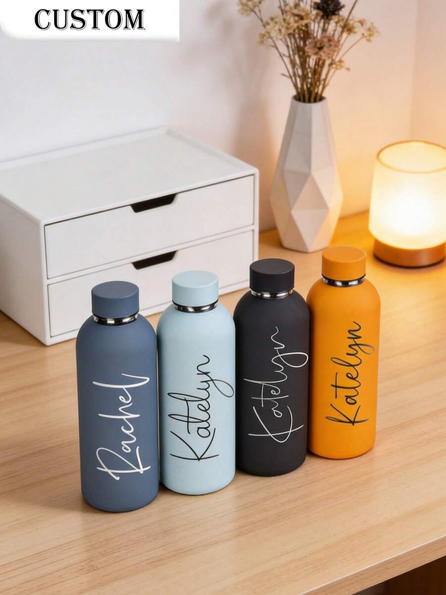 Personalizovana šolja/boca za kafu i sokove od nerđajućeg čelika, sportska boca za vodu, 500ml/17oz