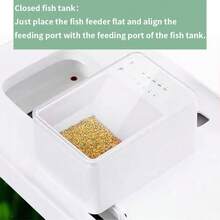Automatic Fish Tank Feeder, Timed Portion Feeder, Small Fish Dedicated Feeder, Automatic Fish Feeding Device, Suitable For Betta, Goldfish, Aquarium Fish Feeding Machine (Batteries Not Included)
