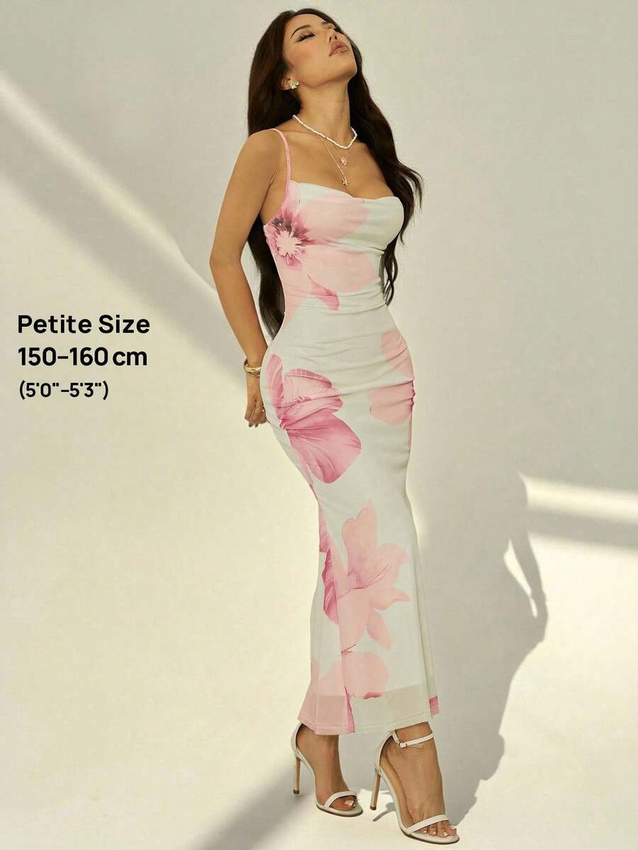 Halter Maxi Haljina sa Cvetnim Printom