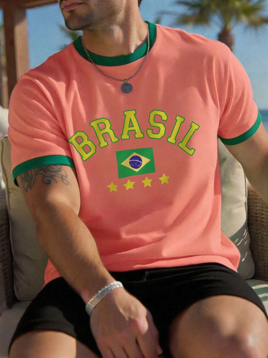 Muška  Brazil fudbalska majica kratkih rukava