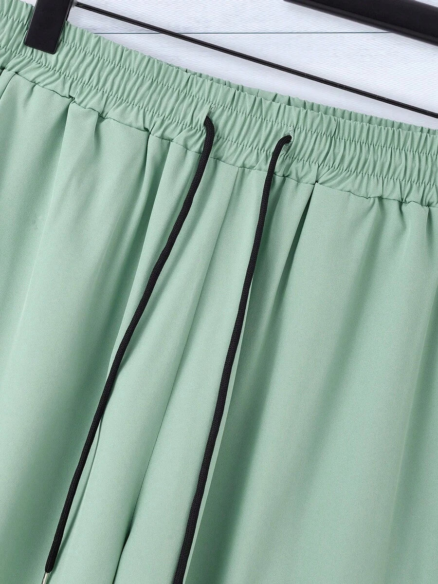 Muški set majica sa ombre efektom, okruglim izrezom, kratkim rukavima i širokim krojem