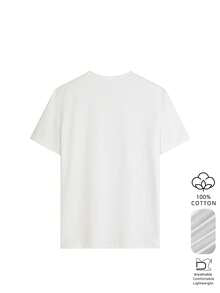 Women's Gradient Smiling Face Print T-Shirt, 100% Cotton Material, Lightweight And Soft, Y2K Rainbow Style White