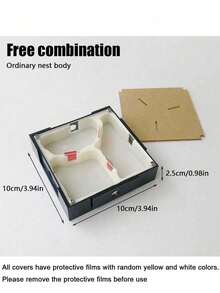 Infinite Expansion Ant Farm Acrylic Ant Nest With Feeding Area Gypsum Pet Ant Hill Workshop Ant House Moisturizing Water Tower Education Ant Feeding Box And Children's Workshop Perfect Gift For Entomologists