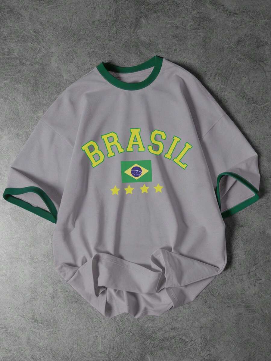 Muška  Brazil fudbalska majica kratkih rukava