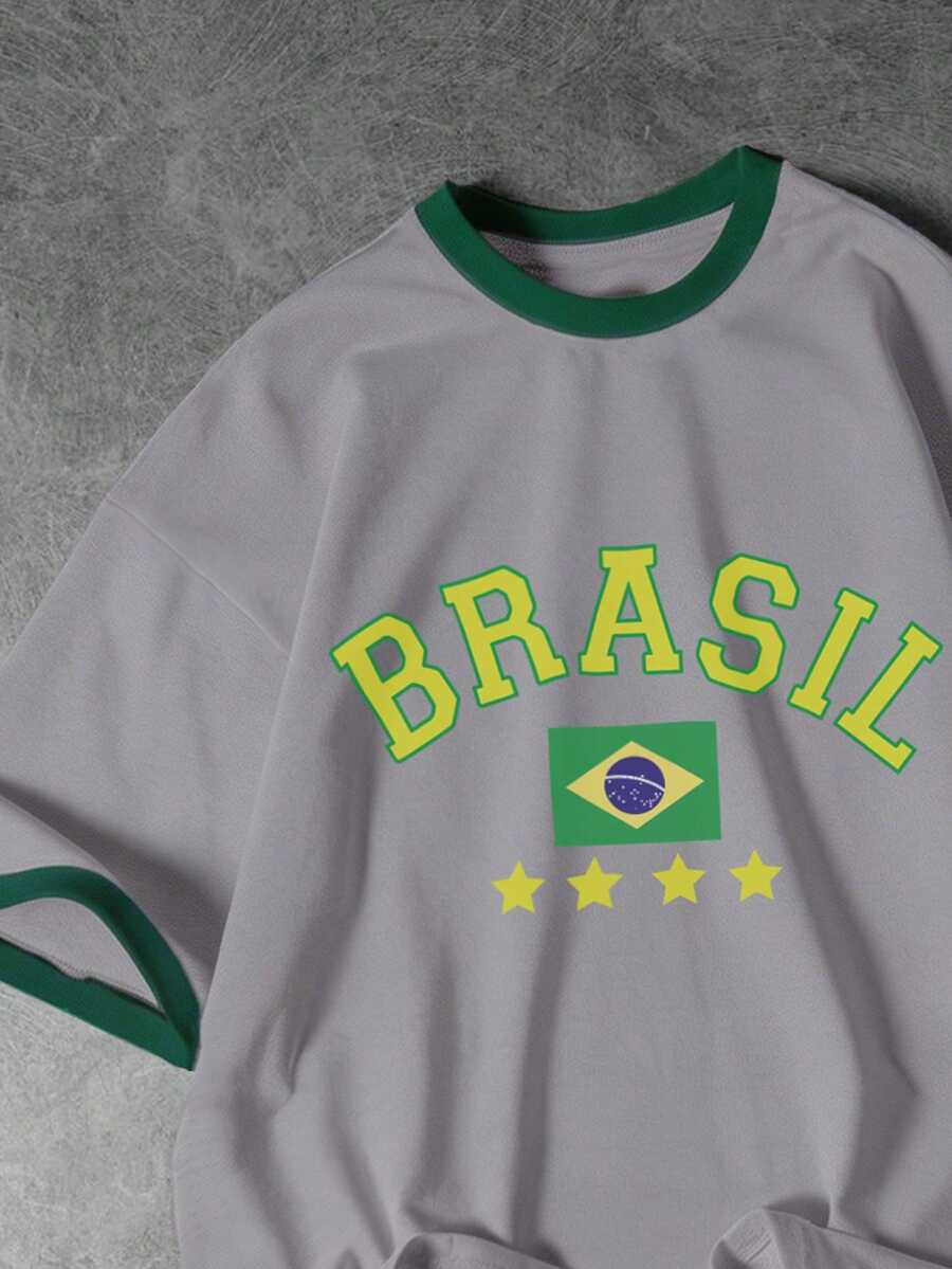 Muška  Brazil fudbalska majica kratkih rukava