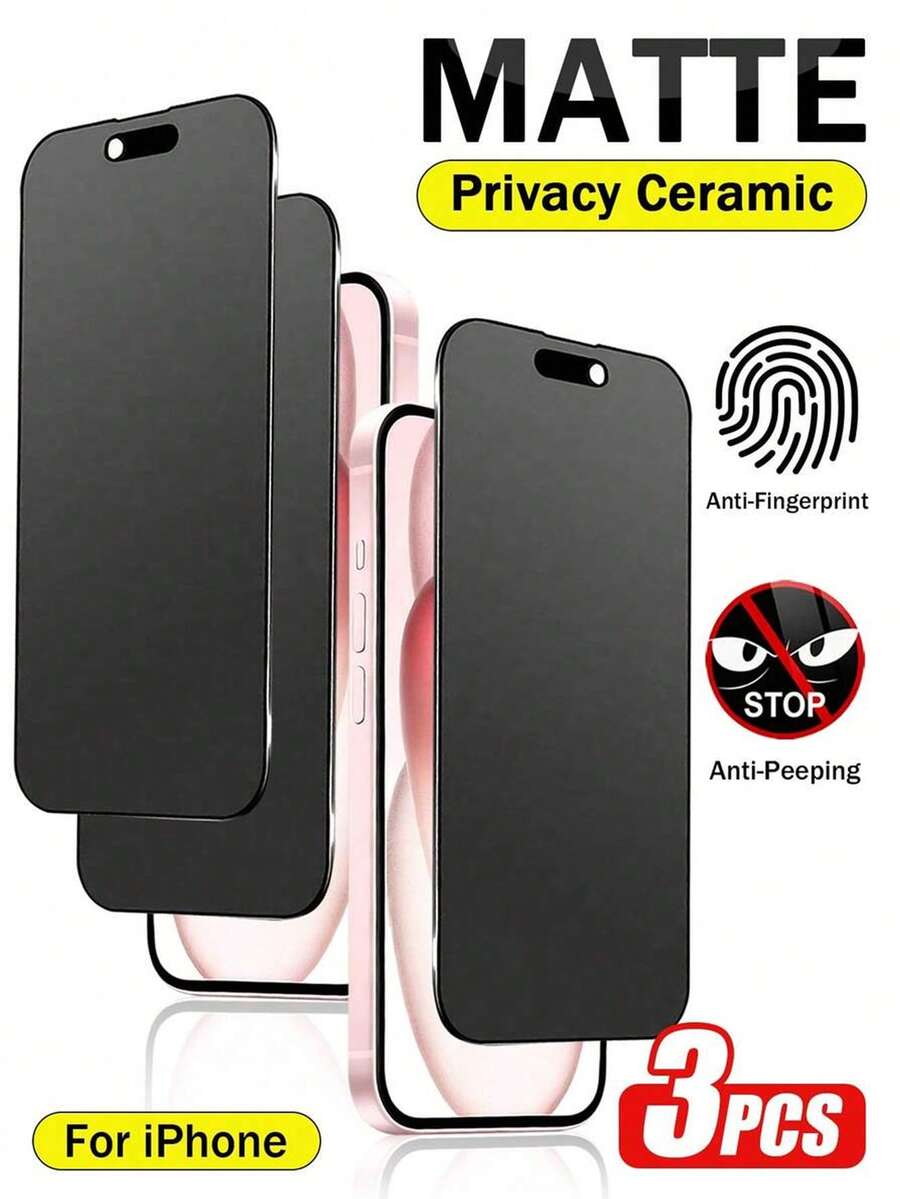 Pakovanje od 3 ultra izdržljiva HD kaljena stakla za zaštitu celog ekrana, kompatibilna sa iPhone 18 Pro/18 Pro Max/17/17Pro/17Air/17Pro Max, 16/16Pro/16Plus/16Pro Max, 15/15Plus/15Pro/15Pro Max, 14/14Plus/14Pro/14Pro Max/13/13Pro/13Pro Max/12/11/11Pro/11
