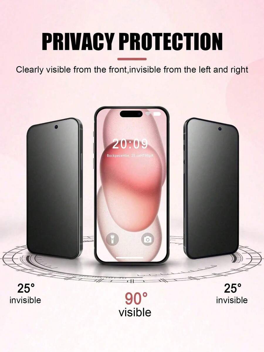 Pakovanje od 3 ultra izdržljiva HD kaljena stakla za zaštitu celog ekrana, kompatibilna sa iPhone 18 Pro/18 Pro Max/17/17Pro/17Air/17Pro Max, 16/16Pro/16Plus/16Pro Max, 15/15Plus/15Pro/15Pro Max, 14/14Plus/14Pro/14Pro Max/13/13Pro/13Pro Max/12/11/11Pro/11