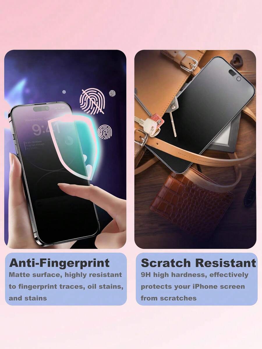 Pakovanje od 3 ultra izdržljiva HD kaljena stakla za zaštitu celog ekrana, kompatibilna sa iPhone 18 Pro/18 Pro Max/17/17Pro/17Air/17Pro Max, 16/16Pro/16Plus/16Pro Max, 15/15Plus/15Pro/15Pro Max, 14/14Plus/14Pro/14Pro Max/13/13Pro/13Pro Max/12/11/11Pro/11