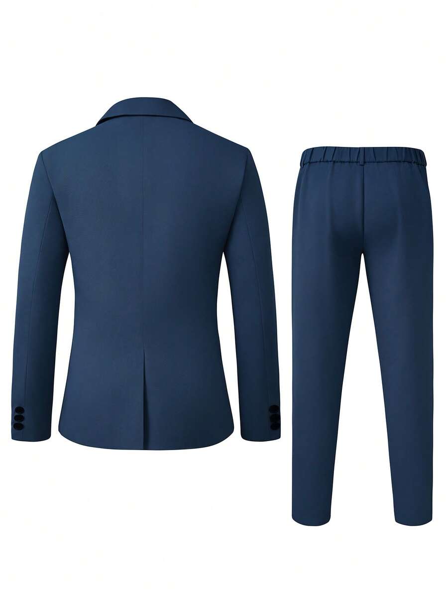 Muški poslovni set sa užim krojem, sako sa špicastim reverima i pantalone