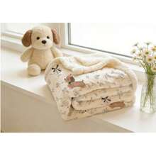 Milk Velvet Warm Blanket, Thick Flannel Throw Blanket, Double-Sided Plush Blanket For Office Nap, Home Sofa Use In Winter