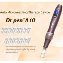 Professional Microneedling Pen Set (10pcs/15pcs), Includes 0.25mm Replacement Needles, Dr.Pen A10 Microneedling Pen