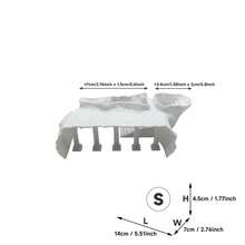 White Roman Column Palace Shaped Aquarium Decor Cave