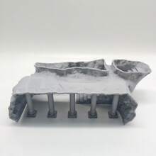 White Roman Column Palace Shaped Aquarium Decor Cave