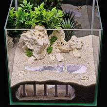White Roman Column Palace Shaped Aquarium Decor Cave