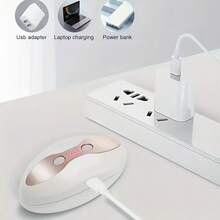 650mAh Electric Lip Plumper, LED Heated Portable Lip Protector, Rechargeable Lip Enhancer Pump With Eye Protection Function